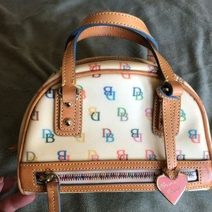 Dooney & Bourke multicolor small bowling bag